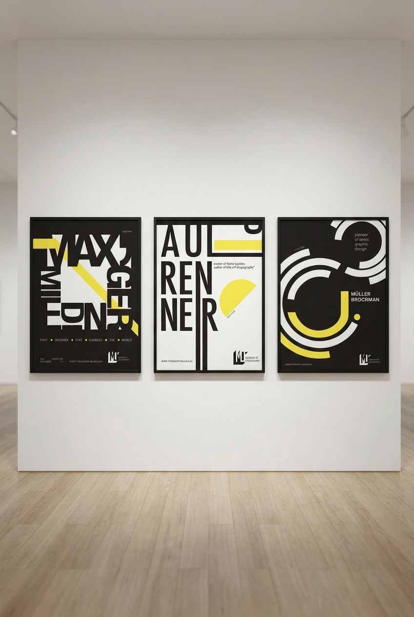 Exhibition poster layout