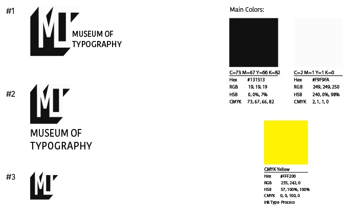 Spacing and grid system for the mark